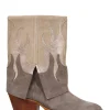 BARBADOS suede - Westernboots | Stone / Elefante