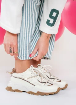 BONNEY teddy - Sneakers | Off white / Bronze