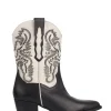 BRADY leer - Westernboots | White / Black