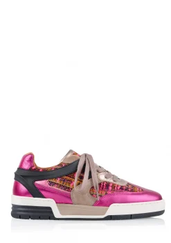 BUCKBY tweed - Sneakers | Fuchsia / Beige