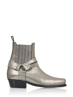 HOOK metallic - Enkellaarsjes | Steel