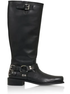 JEFFERSON leer - Bikerboots | Black