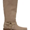 JEFFERSON suede - Bikerboots | Taupe