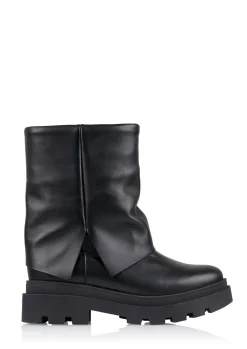 JONES leer - Bikerboots | Black