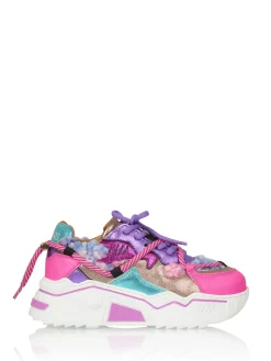 JUPITER kids teddy - Sneakers | Neon Pink / Purple