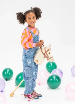 JUPITER KIDS tweed - Sneakers | Beige / Fuchsia