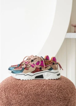 JUPITER tweed - Sneakers | Beige / Fuchsia