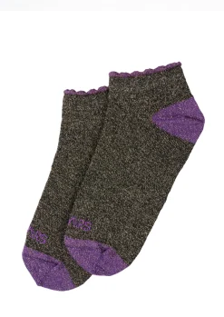 LIZZY SOCKS - Sokken | Black / Purple