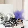 LOS ANGELES leer - Sneakers | Stone / Elefante