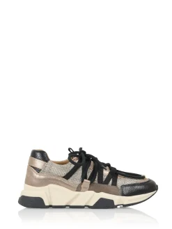 LOS ANGELES leer - Sneakers | Stone / Elefante