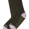 LOU SOCKS - Sokken | Black / Lila