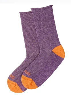 LOU SOCKS - Sokken | Purple / Orange