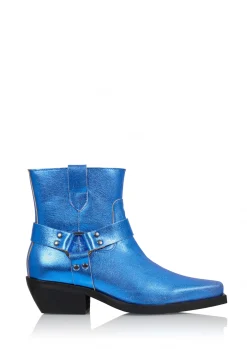 LOUIS metallic - Westernboots | Kobalt