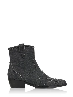 LUCCA denim - Westernboots | Black