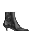 LUGO croco - Enkellaarsjes | Black