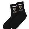 LYLA SOCKS LEOPARD - Sokken | Black