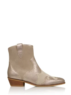 LYON suede - Westernboots | Taupe / Stone