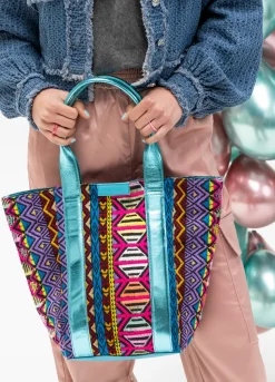 MONICA aztec - Tassen | Aqua / Multi