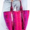 MONICA jacquard - Tassen | Neon Pink