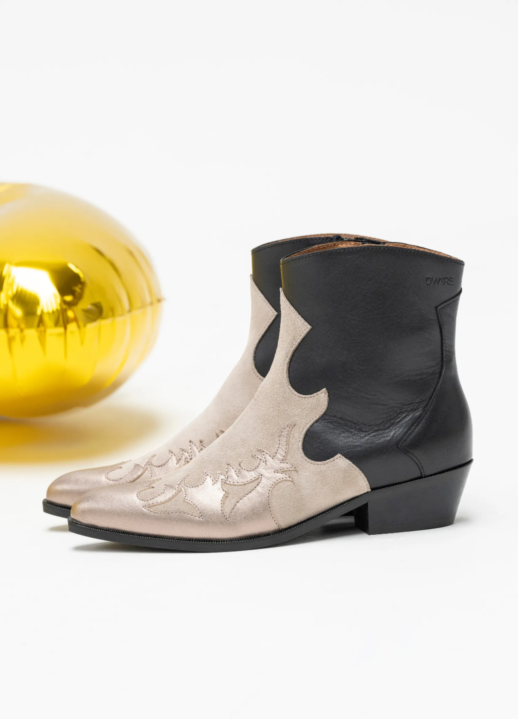 MONKEY suede - Westernboots | Black / Stone