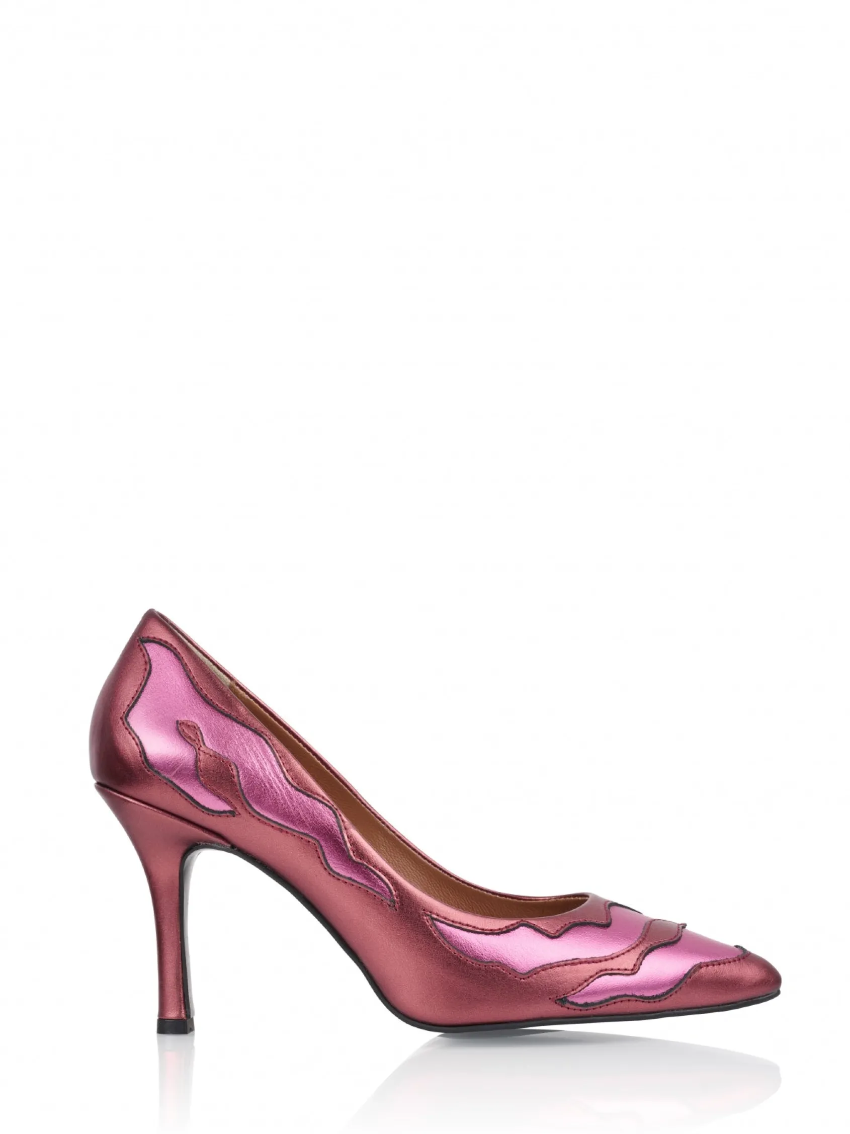 MYKONOS metallic flames - Pumps | Pink / Oxblood