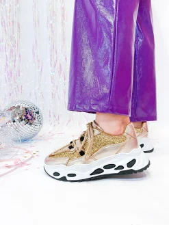 NEPTUNUS glitter - Sneakers | Gold