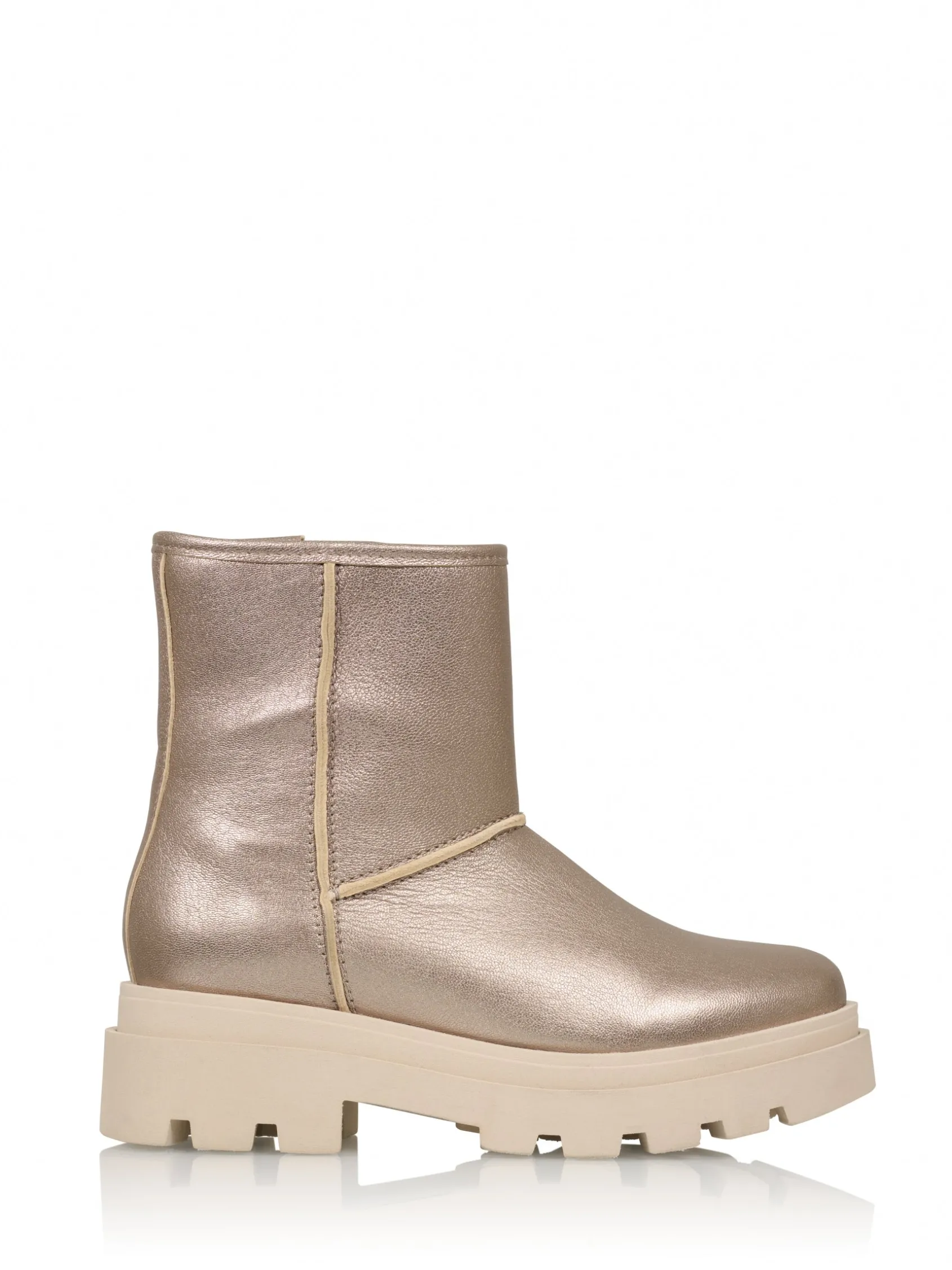 OSLO metallic - Bikerboots | Stone