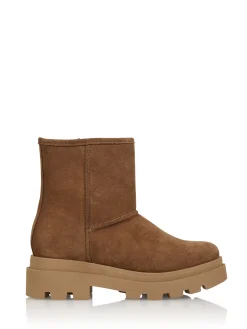 OSLO suede - Bikerboots | Cognac