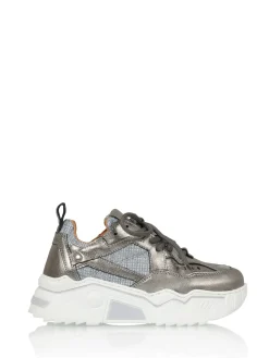 PLUTO KIDS mesh - Sneakers | Steel