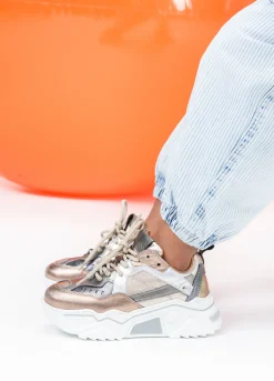 PLUTO KIDS metallic - Sneakers | Stone / Cipra