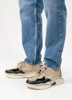PLUTO MEN - Sneakers | Taupe / Black