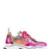 PLUTO metallic - Sneakers | Steel / Fuchsia