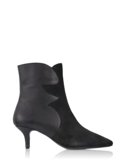 PONZA suede - Westernboots | Black