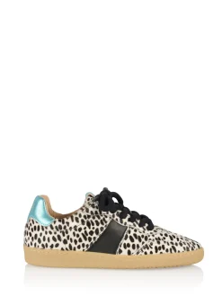 POONA CHEETA HAIR ON - Sneakers | Black / Aqua