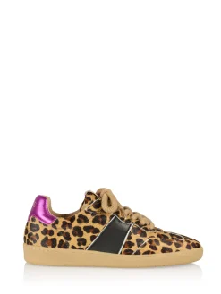 POONA HAIR ON - Sneakers | Black / Fuchsia