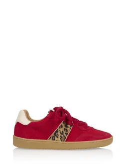 POONA LEOPARD - Sneakers | Red / Off white