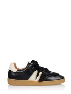 POONA teddy - Sneakers | Black / Off white