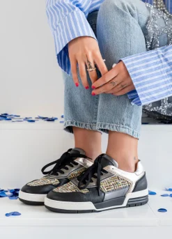 RUGBY tweed - Sneakers | Black / Stone