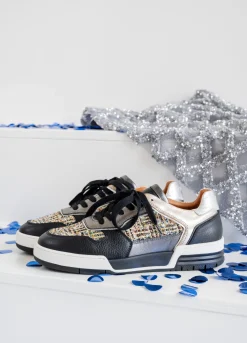 RUGBY tweed - Sneakers | Black / Stone