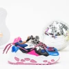SATURNUS KIDS sparkling - Sneakers | Kobalt / Neon Pink