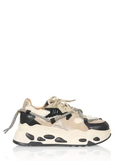SATURNUS KIDS teddy - Sneakers | Black / Off white