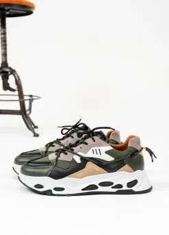 SATURNUS MEN - Sneakers | Army / Black