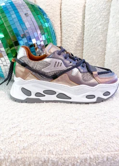 SATURNUS metallic - Sneakers | Grey / Stone