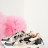 SATURNUS teddy - Sneakers | Black / Off white