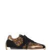 SCOBEY leopard - Sneakers | Black / Cognac