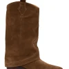 SHETLAND suede - Westernlaarzen | Brown