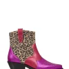 WENEN leopard - Enkellaarsjes | Raspberry / Fuchsia
