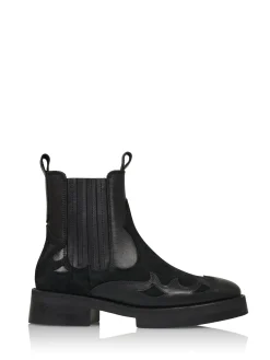 WIDLEY suede - Bikerboots | Black